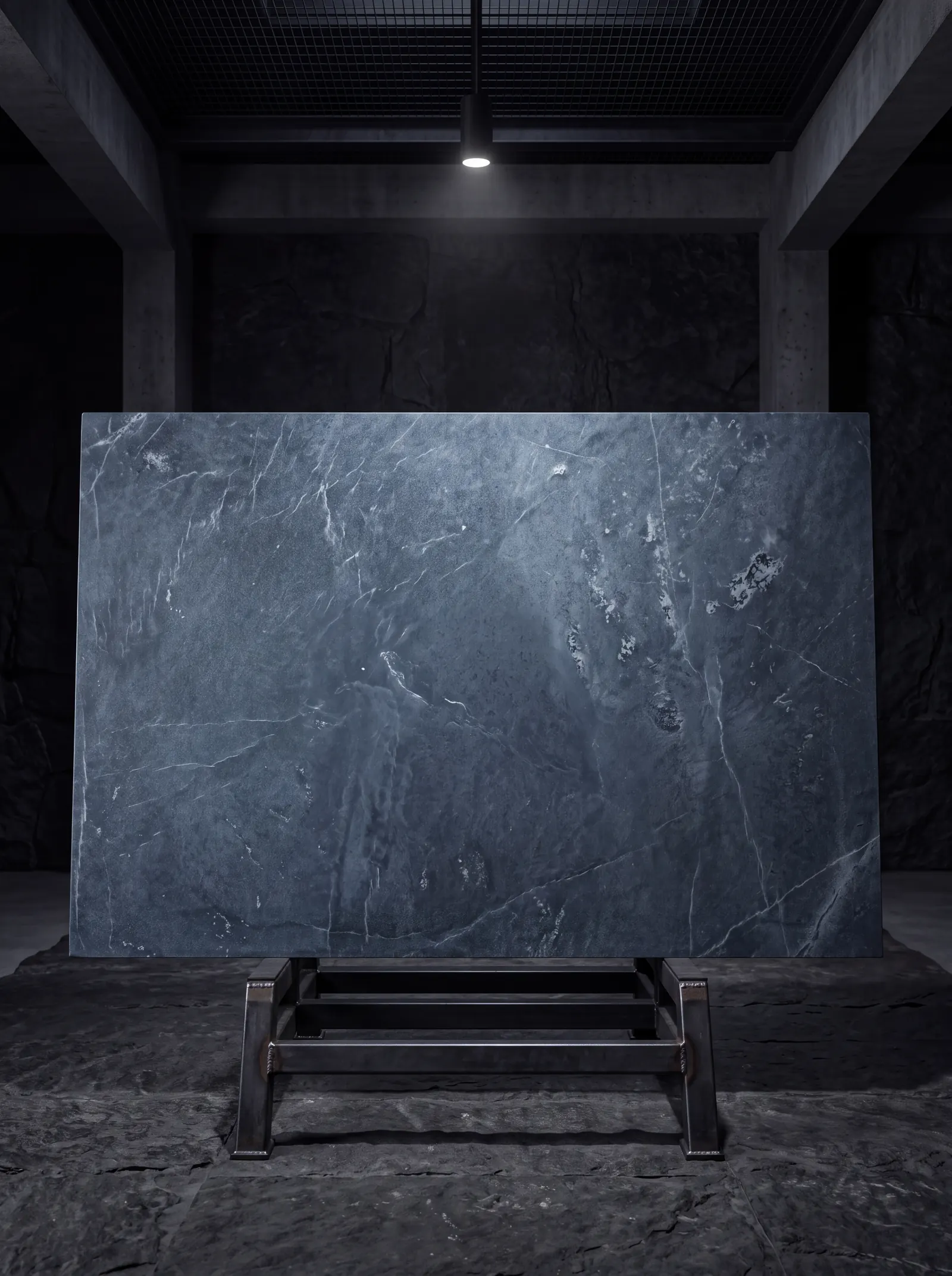 Representative soapstone slab